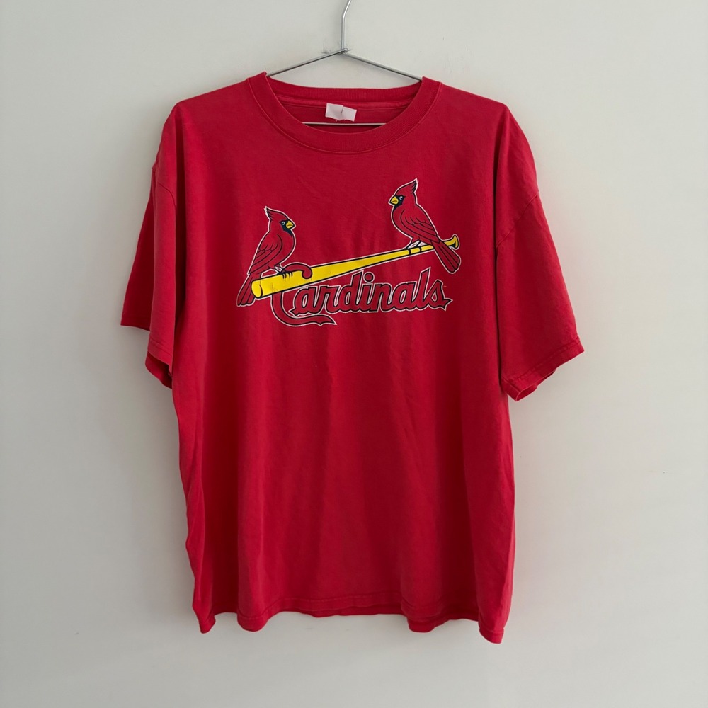 St Louis Cardinals Scott Rolen 27 MLB T Shirt Red Mens XL